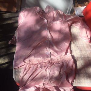 Guess Pink Pajama Set Size S